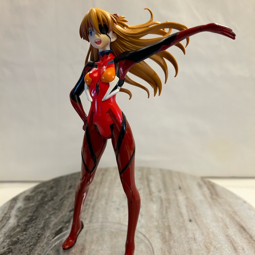 Red and Black Anime Figure